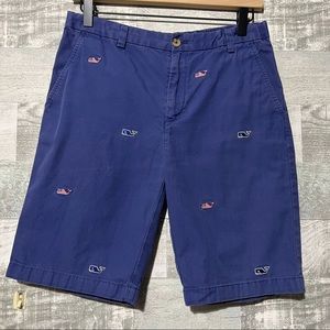 Vineyard Vines All Over Whales Breaker Shorts Adjustable Shorts Boys Youth 18